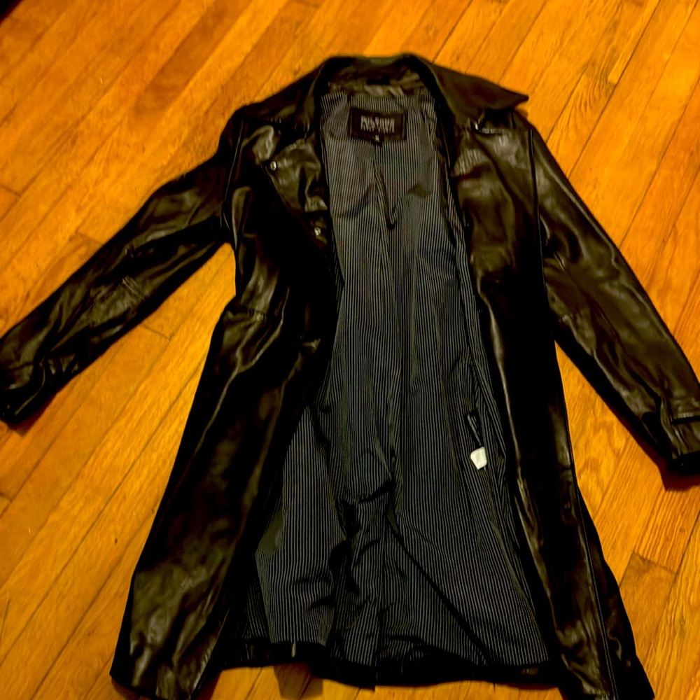 Wilson Leather Trench Coat